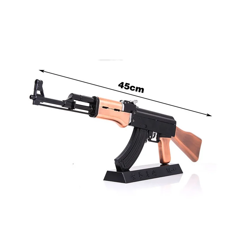 

1;2.05 ak47 Metal Gun Model Accessories Toys Gun ak 47 Model Guns Metal oyuncak silah armas de juguete Can Not Shoot No Box