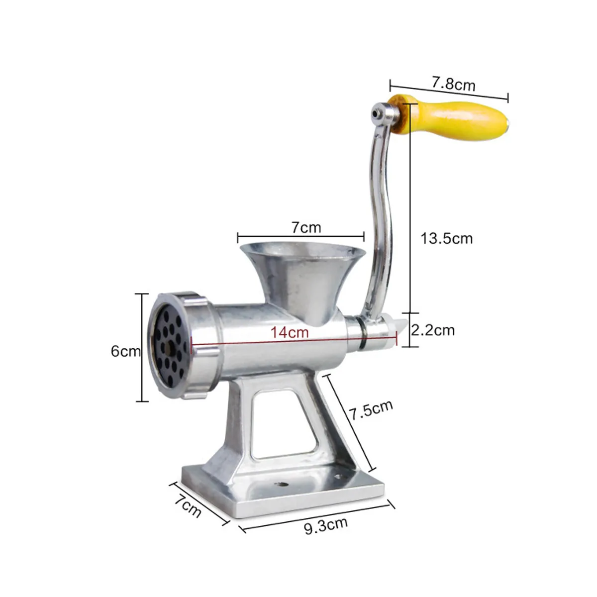  Kitchen Tools Manual Meat Grinder Hand Operated Beef Noodle Pasta Mincer Sausages Maker Gadgets Alu - 4000367467132