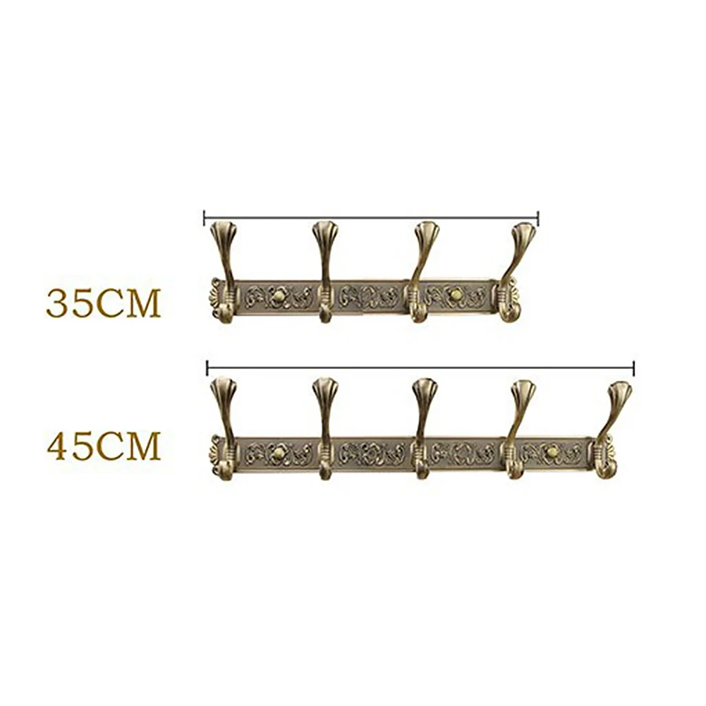 Luxury Robe Hanging Hook Wall Mount Hanger Bathroom Decorative Coat Clothes Rack Hanger Home Accessories