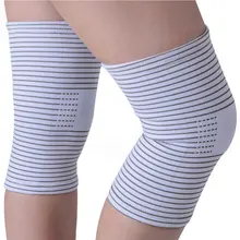 Защита для поддержки колена 1 шт. артрит ног травма тренажерный зал рукав эластичная повязка наколенники угольный вязаный наколенники теплые