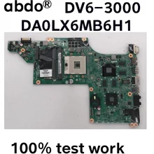 Abdo DA0LX6MB6H1 для Pavilion DV6 DV6-3000 Материнская плата ноутбука 630278-001 630278-501 630278-601 тесты работы