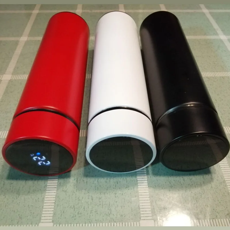 Updated Quality Vacuum Stainless Steel Thermos Intelligent Temperature Display Water Bottle for Travel Sport Home 1pc