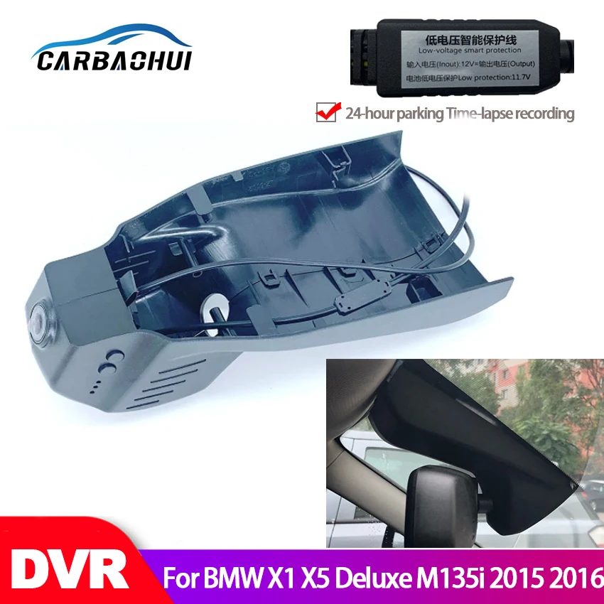 Car Dvr Wifi Videoregistratore Dash Cam Camera Per Bmw X1 X5 F45 F48 F10 Deluxe M135I 2015 2016 -2023 Hd 1080P Dash Cam Ccd Hd