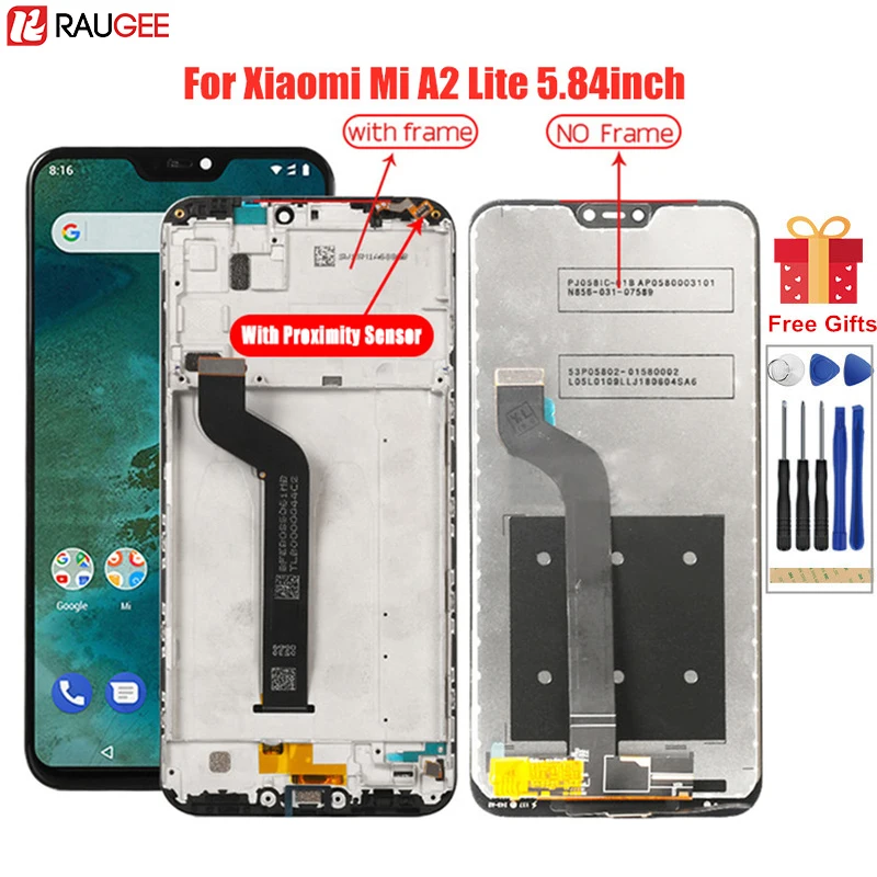 ЖК экран для Xiaomi Mi A2 Lite дисплей с сенсорным экраном и рамкой дигитайзер дисплея MiA2