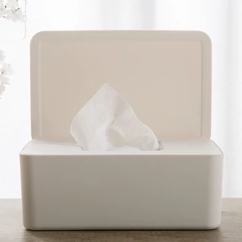

Wet Tissue Box Desktop Seal Baby Wipes Paper Storage Box Household Plastic Dust-Proof with Lid Tissue Box
