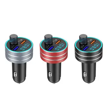 

Wireless In-car Bluetooth FM Transmitter MP3 Radio Adapter Dual USB Fast Charger