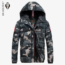 Мужская камуфляжная куртка с хлопковой подкладкой, зимняя куртка-бомбер, теплые плотные пальто, высокое качество, деловая, с карманами, известная, военная, ArmyGreen