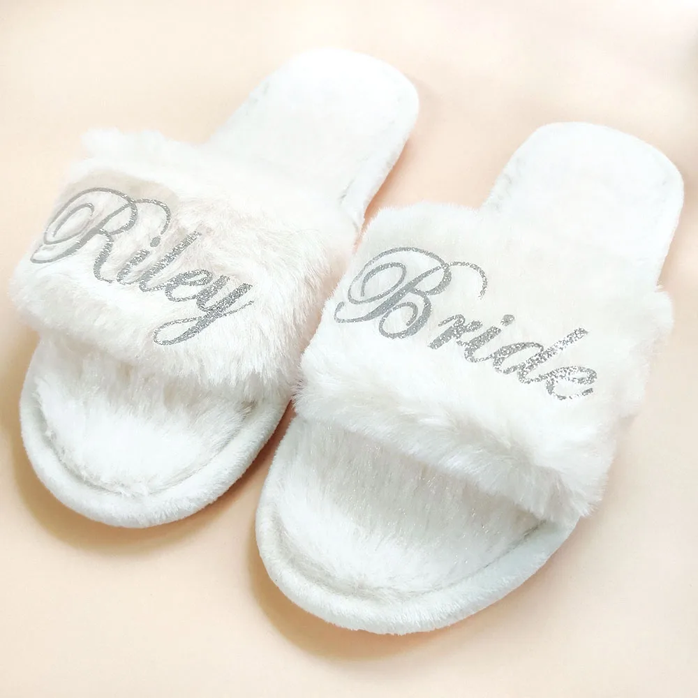 Personalized Wedding Coral Slippers Custom Bridesmaid Slippers Bride  Slippers Bridal Shower Hen Night Bachelorette Party Gifts - Party & Holiday  Diy Decorations - AliExpress