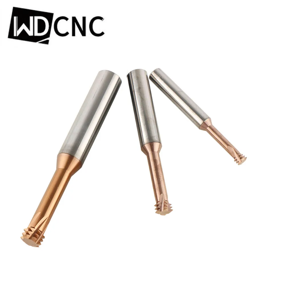 Carbide thread end mill M1.4 M1.6 M2 M2.5 M3 M4 M5 M6 M8 M10 M12 Thread mills ,thread milling cutter short flutes