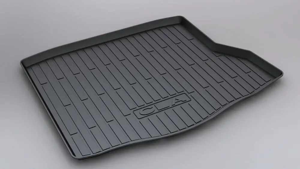 

SJ ALL Weather TPO Car Trunk Mats Tail Boot Cargo Liner Cover Rear Cargo Tray Carpet Pad For Mercedes-Benz CLA 2015 16 17-2019