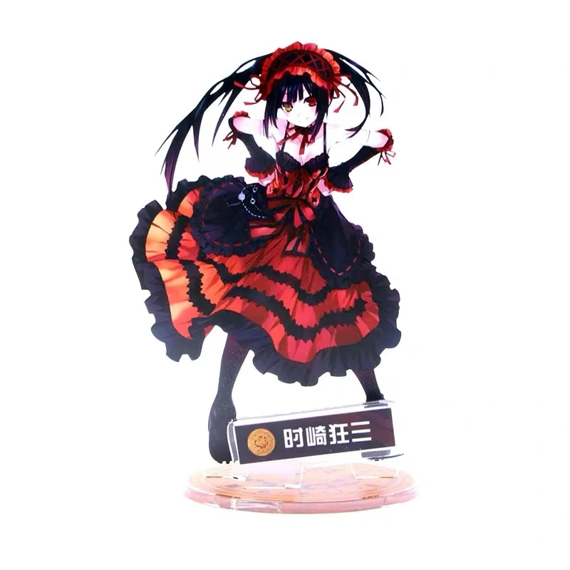 Аниме Дата живой брелок Tokisaki Kurumi милый забавный мультфильм акриловый брелок кошмар модные персонализированные ювелирные аксессуары