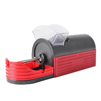 

Cigarette DIY Tool Rolling Machine Tobacco Electric Automatic Cigarette Roller Red Machine Roller JL-027A(EU Plug)