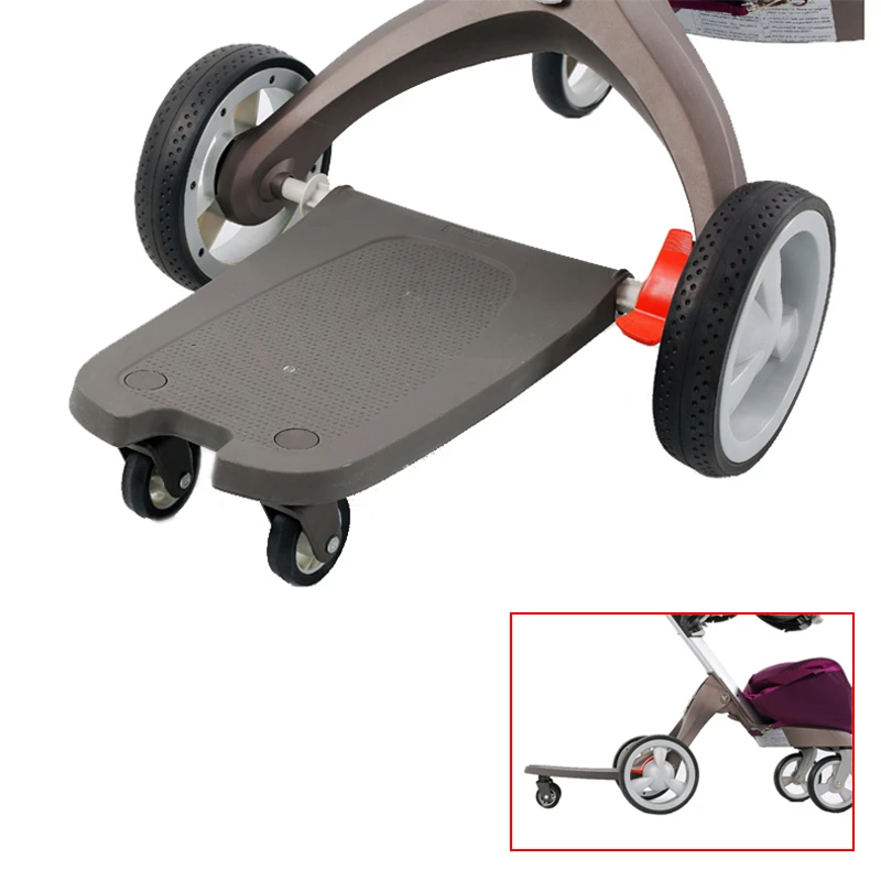 Skateboard For Dsland V4 V6 Series Compatible Xplory V3 V4 V5 Etc Baby Trolley Sliding Board Pedal Convenient Easy For Travel baby stroller accessories products