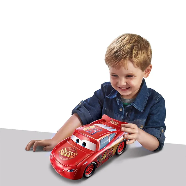 Original Disney Pixar Cars 3 Transforming Lightning McQueen Stunt Slide Track Toy Children Boy Birthday Gift DVF38 3