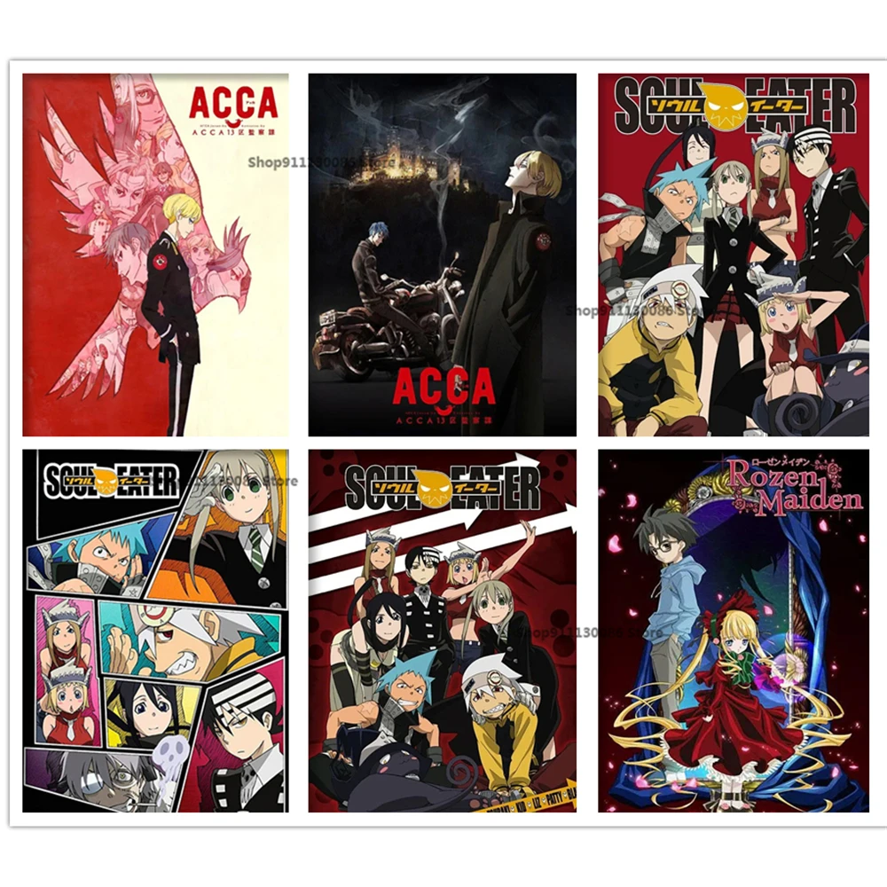 5d Diy Diamond Painting Anime Rozen Maiden Soul Eater Acca13 District Supervision Division Diamond Mosaic Cross Stitch Art Decor Diamond Painting Cross Stitch Aliexpress