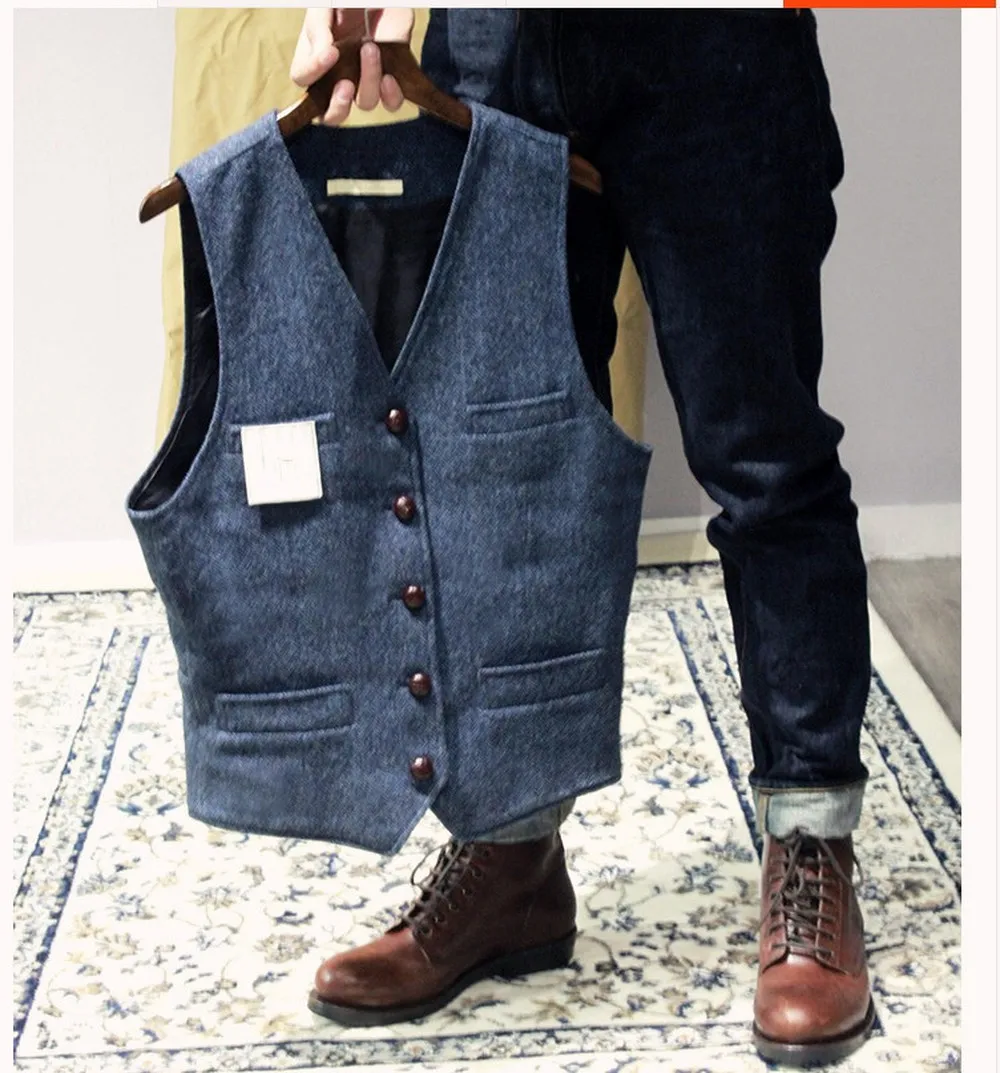 casual mens vest with jeans