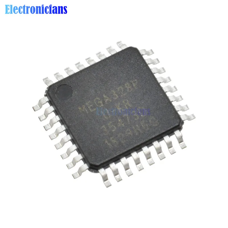 2 шт. ATMEGA328 ATMEGA328P TQFP32 QFP для поверхностного монтажа в комплекте виде лампы на