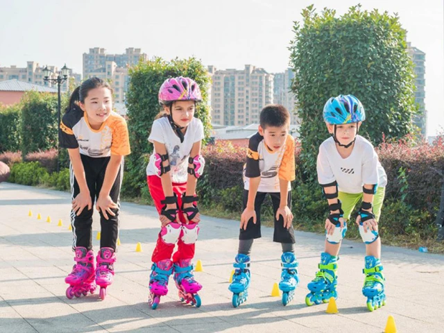 Roller In Line Pour Enfant Taille Réglable Patins en Ligne Pour