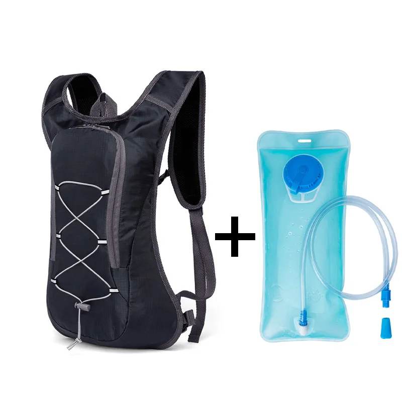 black with water bag Водонепроницаемый 8L воды hydretion мешок, Велоспорт мочевого пузыря гидратор рюкзак для мужчин, дышащий Кемпинг рюкзак для воды, без сумки для воды - Цвет: black with water bag