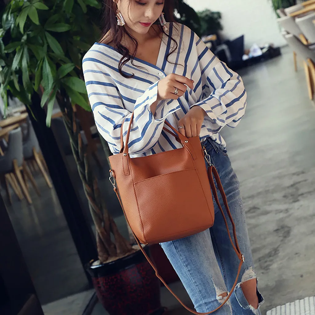 Новые роскошные сумки женские дизайнерские кожаные модные женские кожаные сумки из четырех частей сумка через плечо, клатч кошелек# T2