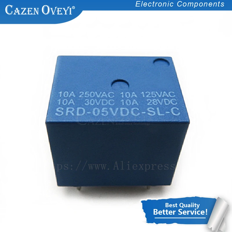 5 шт./лот реле SRD-03 05 09 06 24 12VDC-SL-C контактов 3В 5В 9В 6В 24В 12В высокое качество |