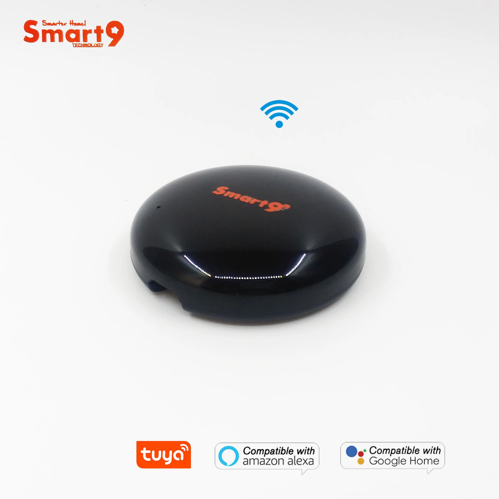 

Smart9 Mini Universal IR Controller, Smart Life APP Works with Alexa Echo and Google Home Powered by TuYa
