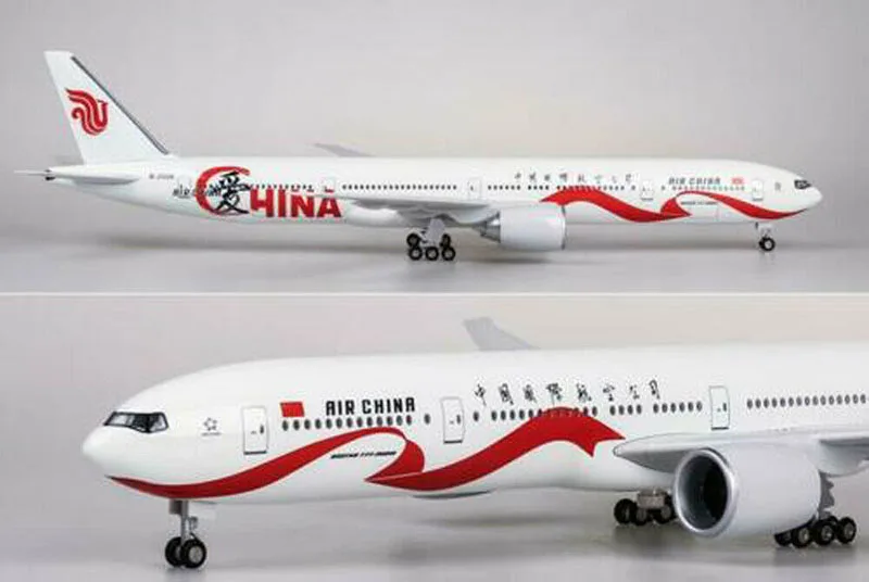 1/157 Китай Boeing B777 модель самолета 47 см самолет 47 см обновленная версия с каютами