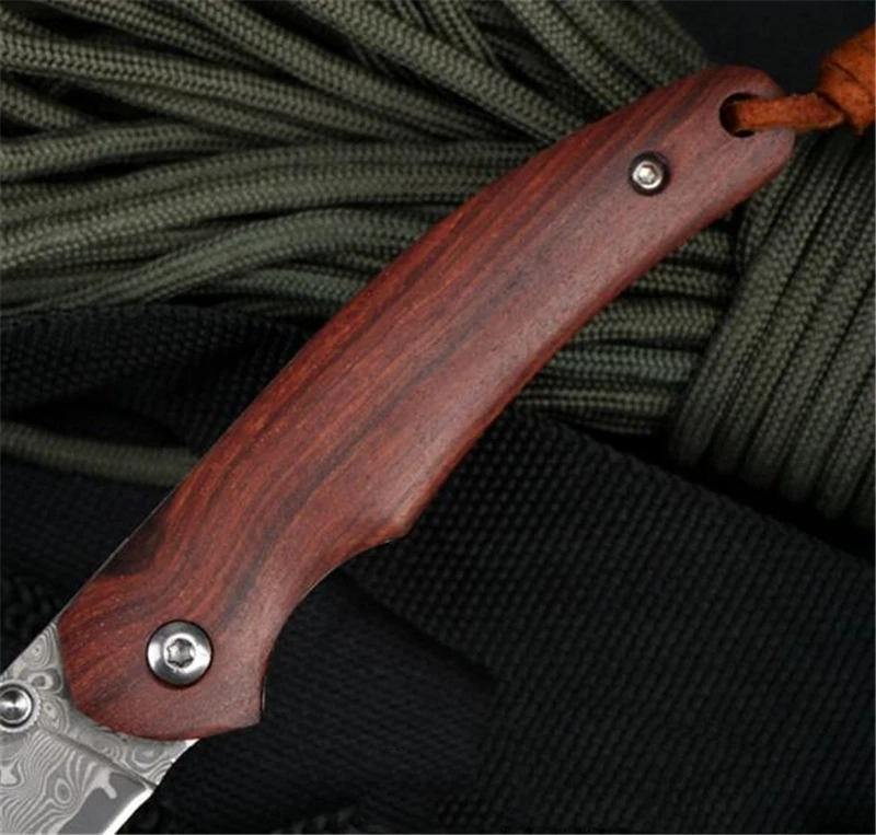 KH31 damascus foldig knife EDC Pocket knife tool (6)