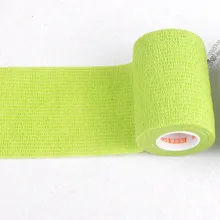 7,5 см Травяной Зеленый Нетканый самоклеящийся бинт спортивный бандаж ПЭТ бинт защитный бинт