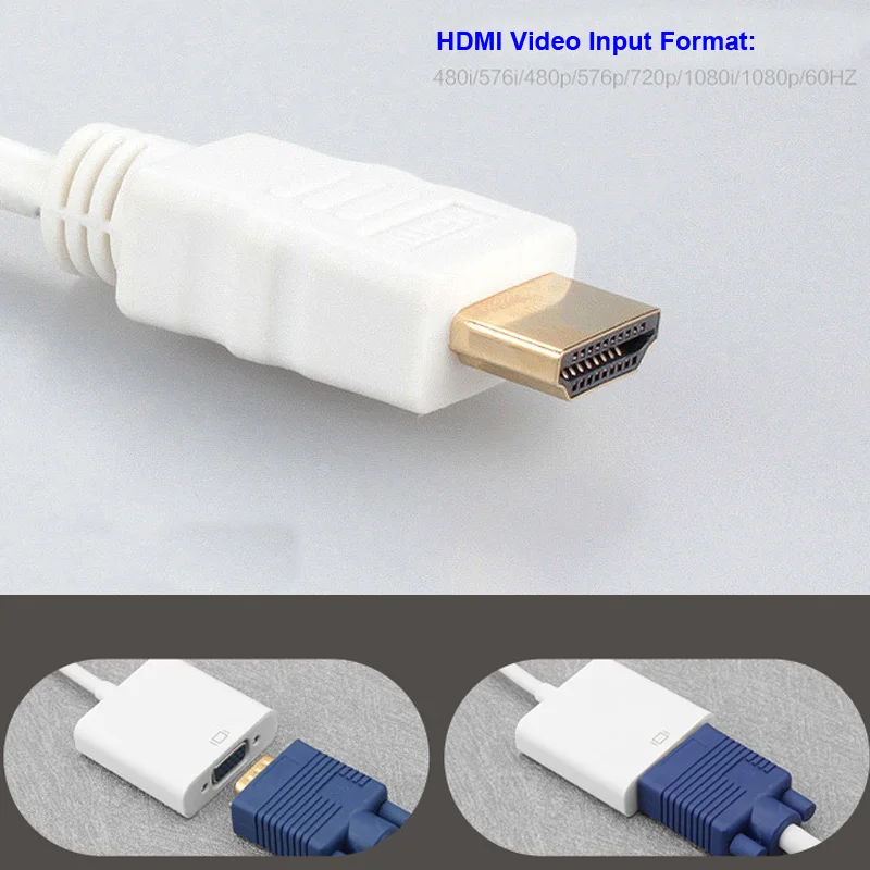 Raspberry Pi HDMI в VGA конвертер с аудио/портом питания для ТВ ноутбук макетная