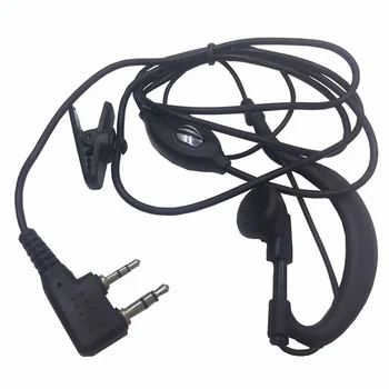 

5pc Ptt Microphone Walkie Talkie Earphone For Baofeng UV-5R UV-5RE UV-6R BF-888S Durable And Practical