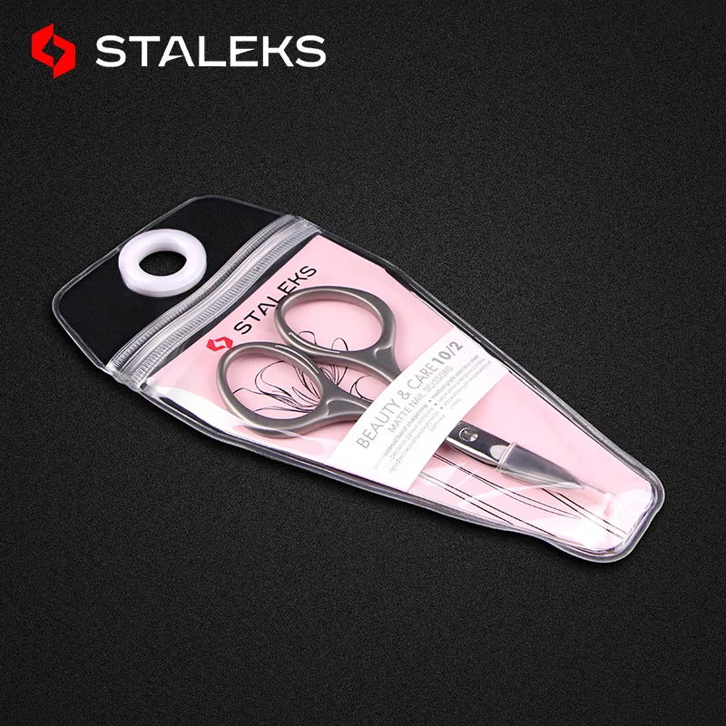 1pc STALEKS Stainless Steel SBC-10-2 Household Small Eyebrow Scissors Tip Hair Removal Nose Hair Scissors Makeup Tools 5