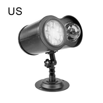

LED Double Tube Pattern Watermark Projection Lamp Non-card Stage Laser Light Starry Sky Projection Light