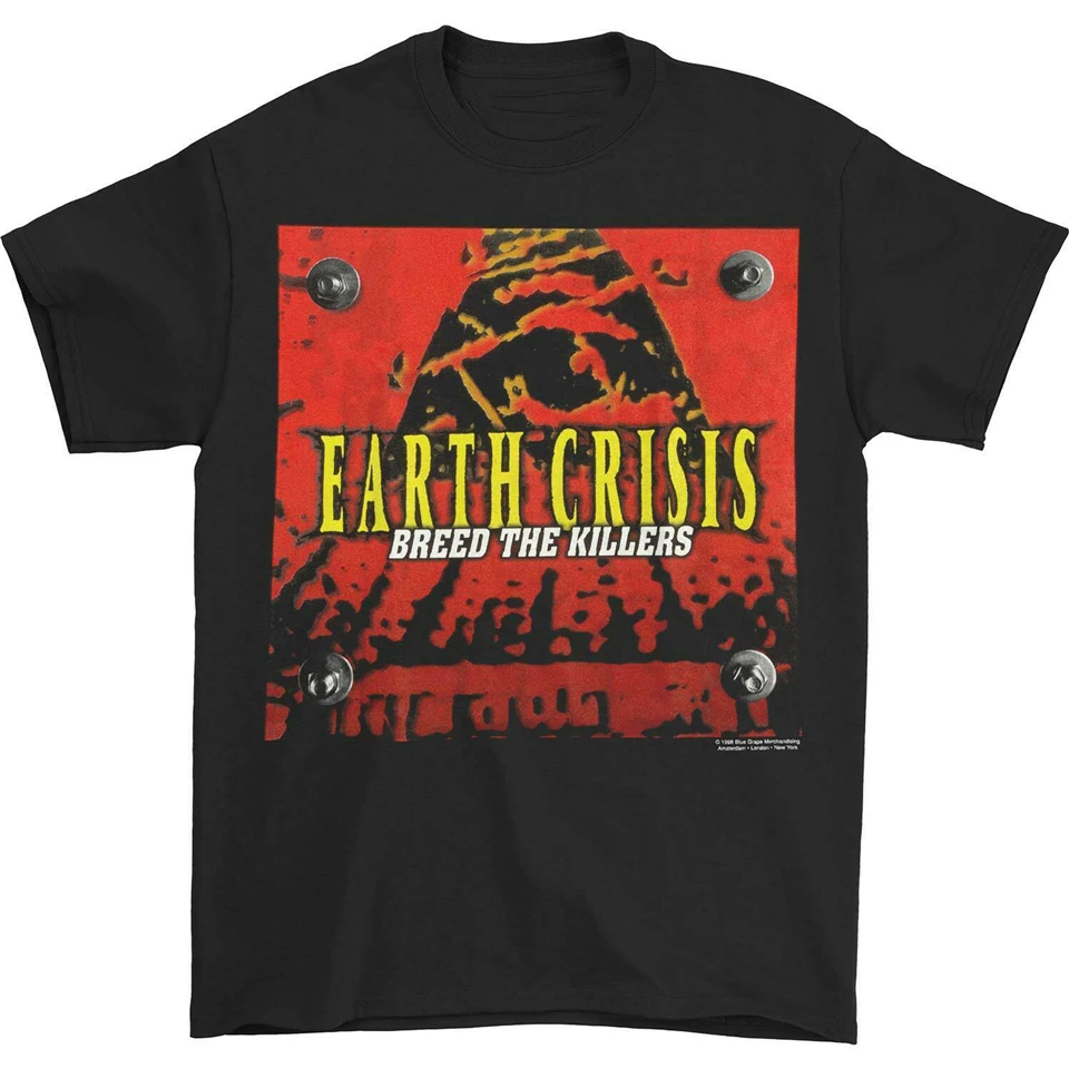 Earth Crisis Men'S T-Shirt Large Summer O Neck Tops Tee Shirt | Мужская одежда