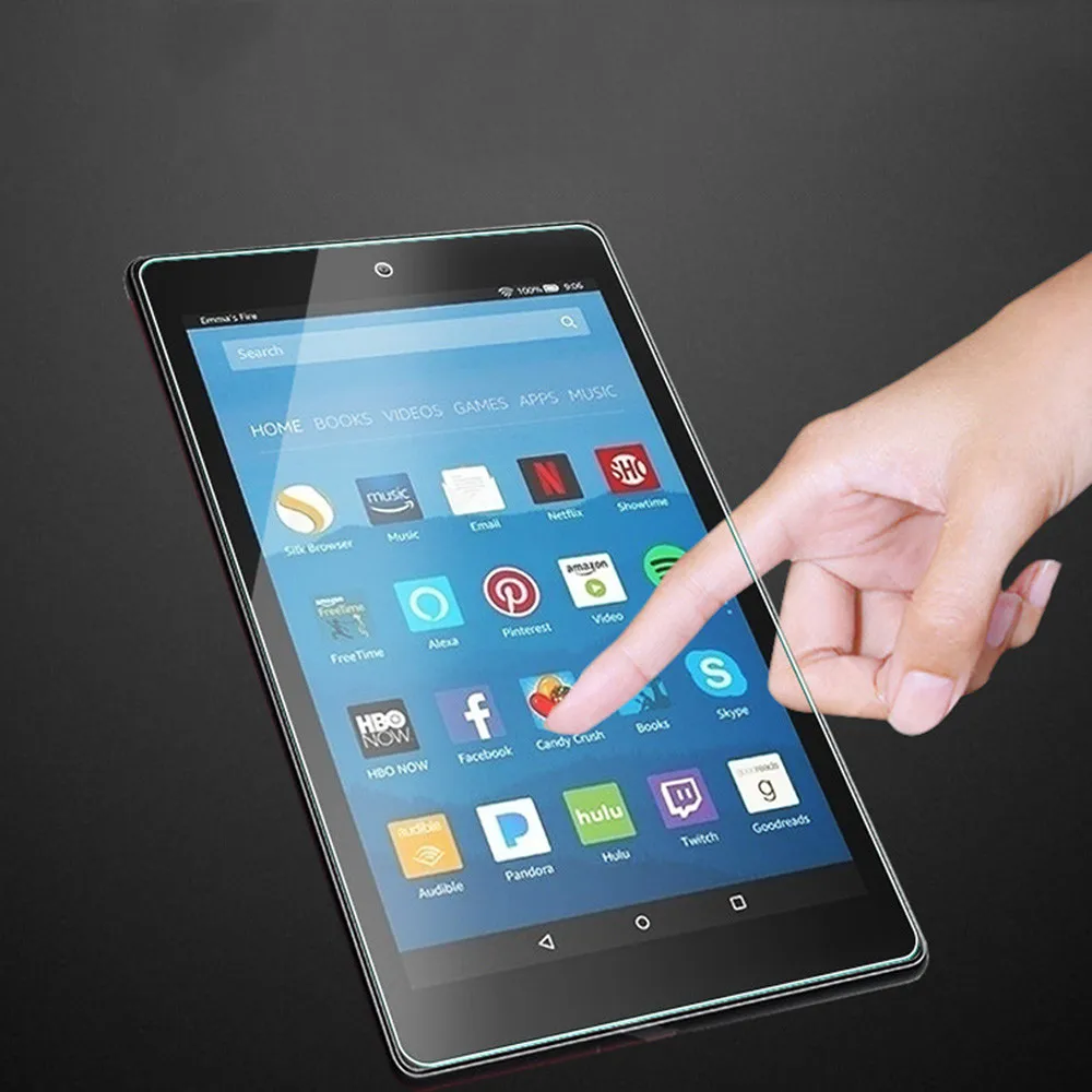 Mosunx 1 шт ультра тонкий 9H протектор экрана из закаленного стекла для Kindle Fire HD 10 / 10 дюймов 1119#2