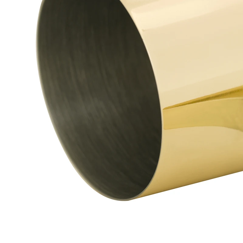 Stainless steel and gold plated coffee mugs large travel cup tumbler