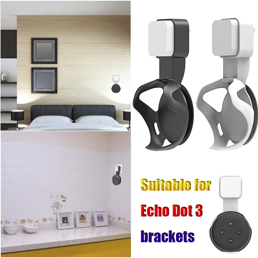 

Wall Mount Stand for Alexa Echo Dot (3rd Gen) Holder for Echo Dot3 Low Profile Avoid Sound Holder for Kitchen Bathroom Carport
