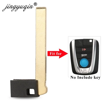 Keyforkess 1/10pcs inserto lama chiave non tagliata di emergenza per BMW i3 serie i8 2014 2015 2016 2017 sostituzione vuota chiave remota intelligente