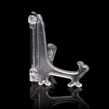 Мини пластиковый дисплей для монет мольберт подставка для карты медаль Рамка Держатель мячей для гольфа белый