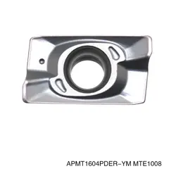10 шт. фрезерные Вставки APMT1604PDER-YM MTE1008 Высокоточный карбидный фрезерные инструменты лезвия советы скучно ЧПУ токарная фреза инструмент