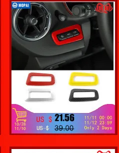 MOPAI ABS Автомобильная панель переключения передач декоративная крышка наклейки для Chevrolet Camaro Up аксессуары для салона автомобиля Стайлинг автомобиля