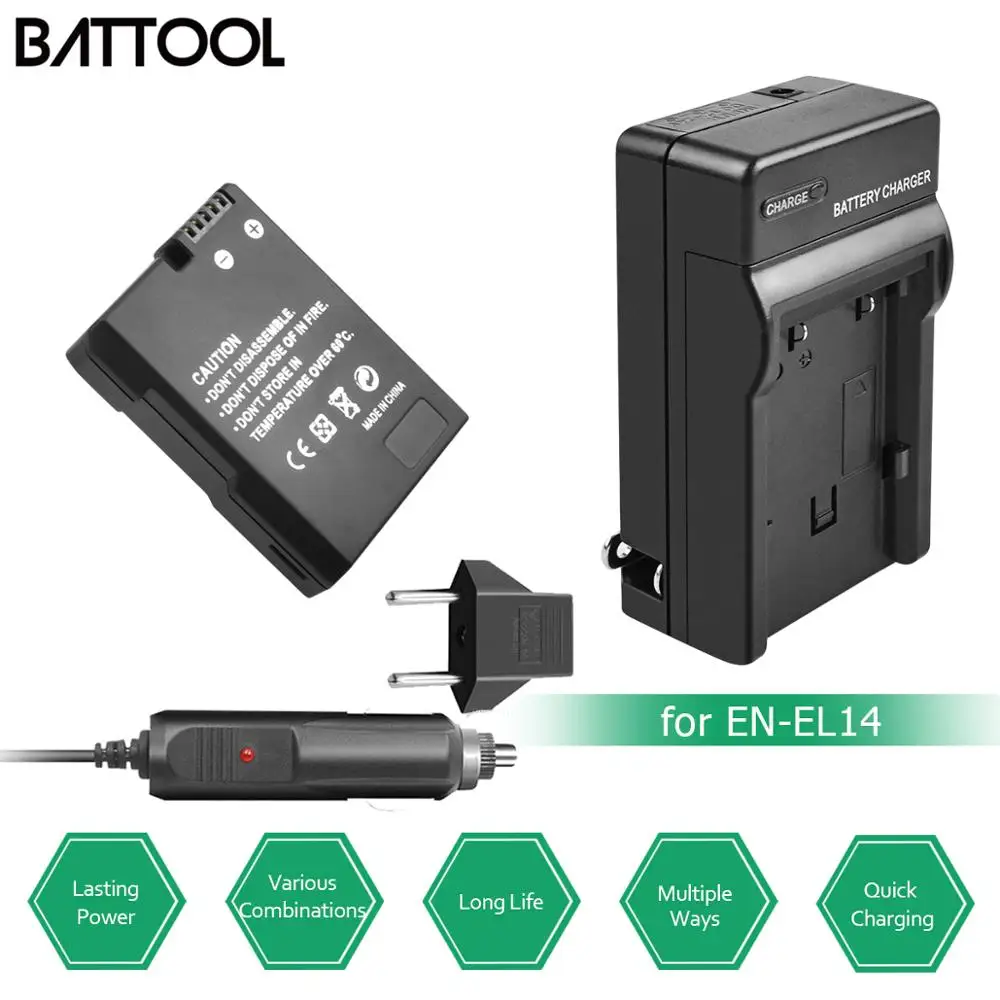 4X ENEL14 EN-EL14 Перезаряжаемые Батарея+ Батарея Зарядное устройство для Nikon P7200 P7700 P7100 D5500 D5300 D5200 D3200 D3300 D5100 L30