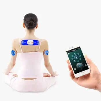 

Portable Wireless Intelligent Massager App Bluetooth Control Pulse Tense Tech 15 Gear Positions 8 Modes whole body Pain Relief