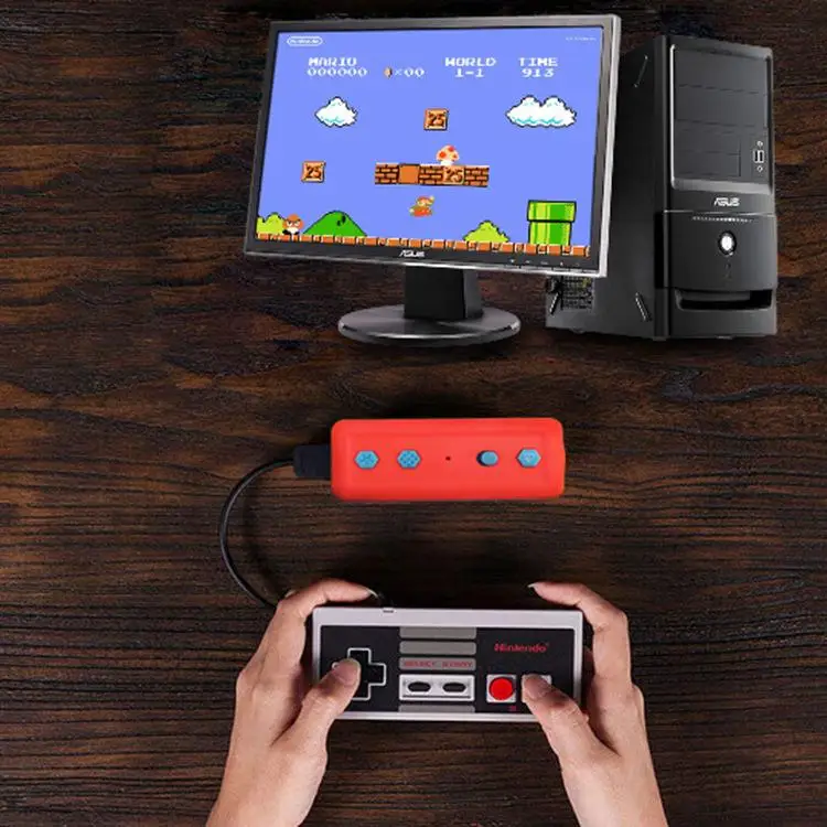 GloryStar преобразователь Bluetooth переключатель в NGC WII NES SNES Классическая дверная ручка конвертер