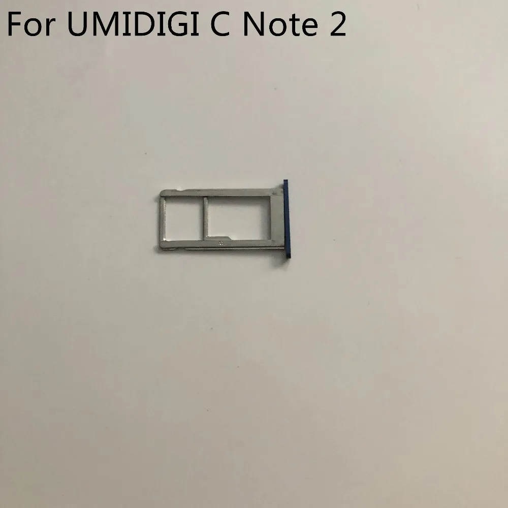 Используется держатель sim-карты лоток Слот для карты для UMIDIGI C Note 2 MT6737T четырехъядерный 5,5 дюймов 1920x1080+ номер для отслеживания