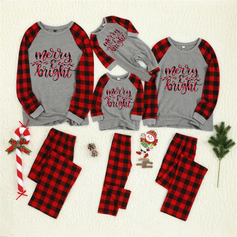 tartan baby sleepsuit