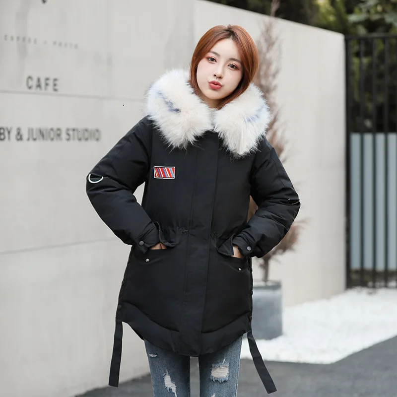 Abrigos Mujer Invierno 2019 зимняя куртка женская с хлопковой подкладкой Женская парка