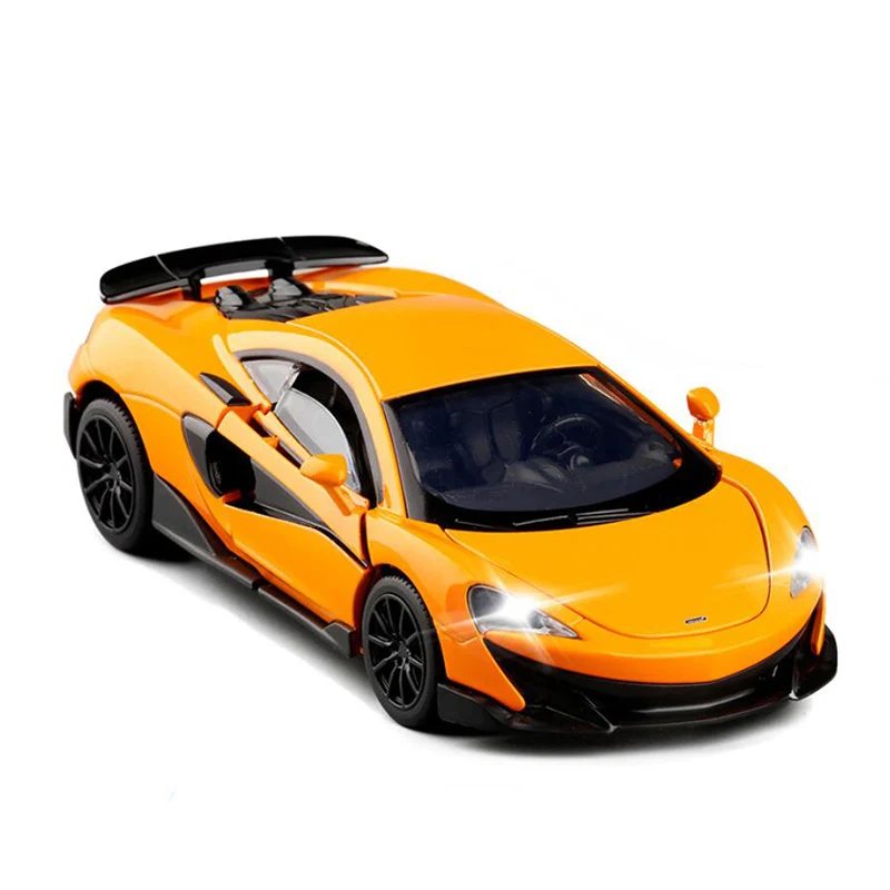 Высококлассная модель автомобиля 1:32 600LT литая из сплава Supercar игрушечная