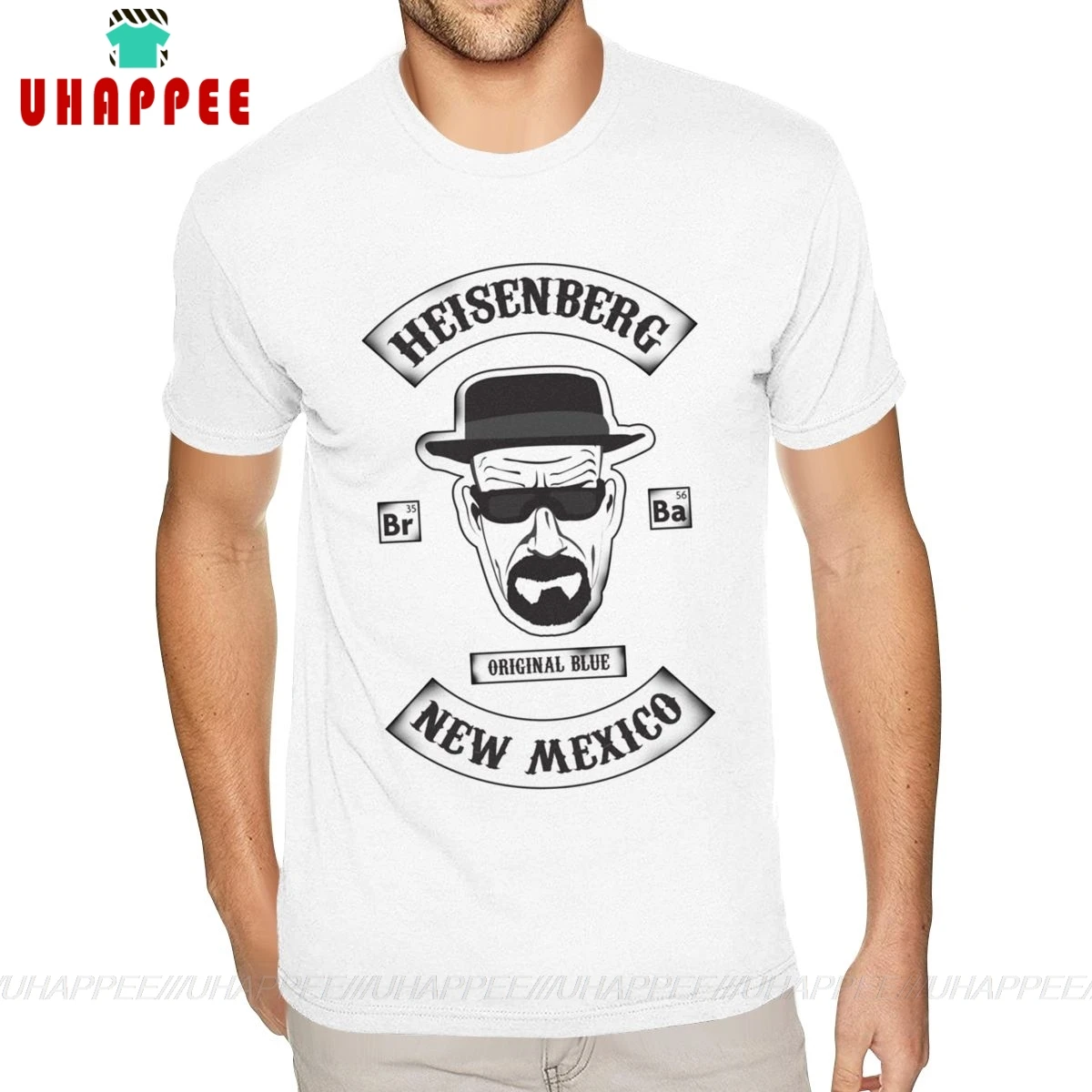 Модные футболки Heisenberg Breaking Bad мужские с круглым воротником маленького размера |