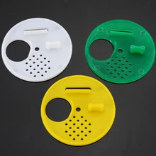 Прочный 12 шт. 3 цвета улей коробка входные ворота двери диск оборудование для пчеловодства инструменты принадлежности для пчеловодства